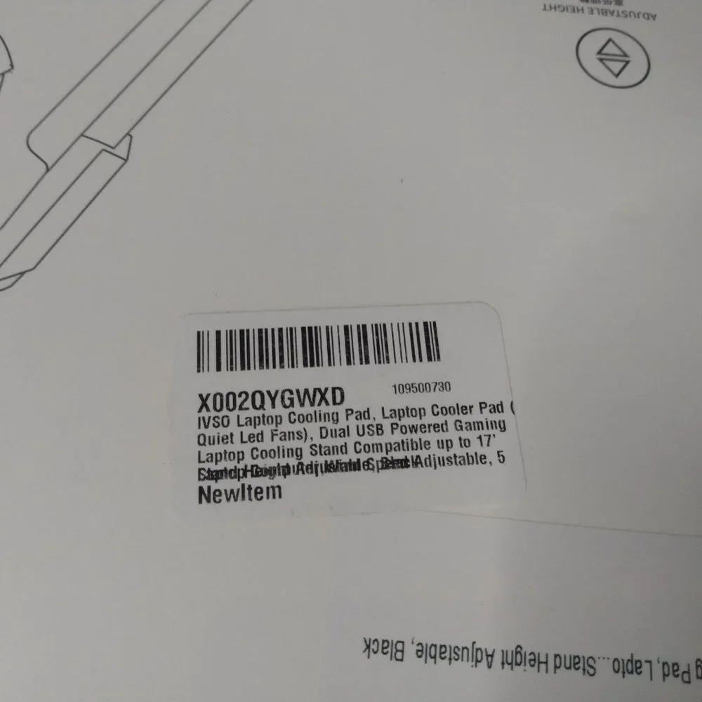 New IVSO Laptop Cooling Pad LCD Notebook Radiator